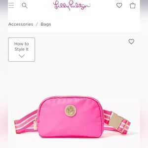 Brand new! Lilly Pulitzer Jeanie belt bag